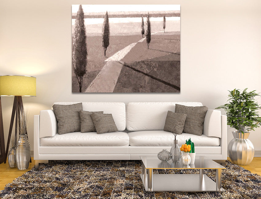 Beginning of Journey I on the wall