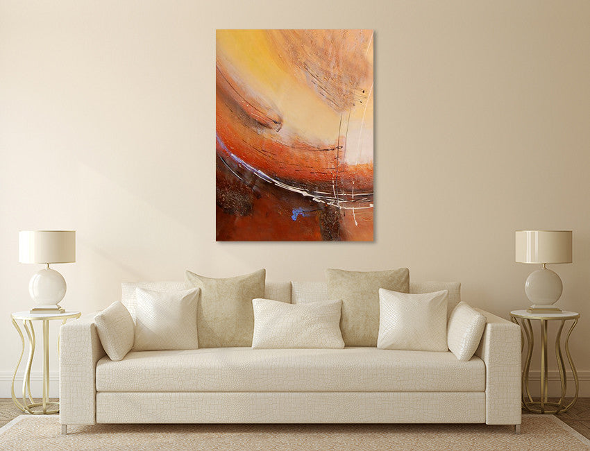 Sphere in Motion on the wall