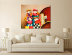 Concert on the wall