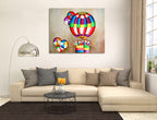 Balloons on the wall