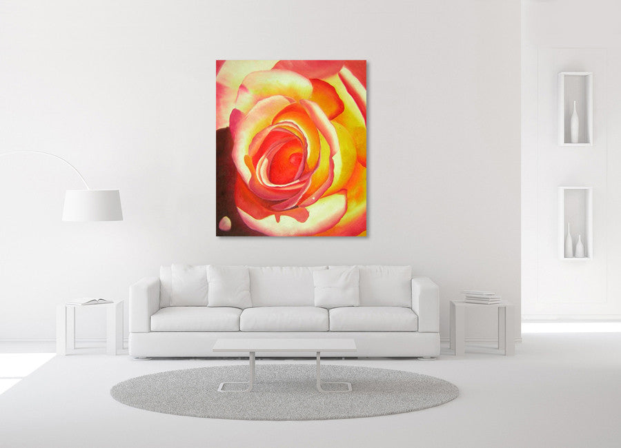 Rose One on the wall