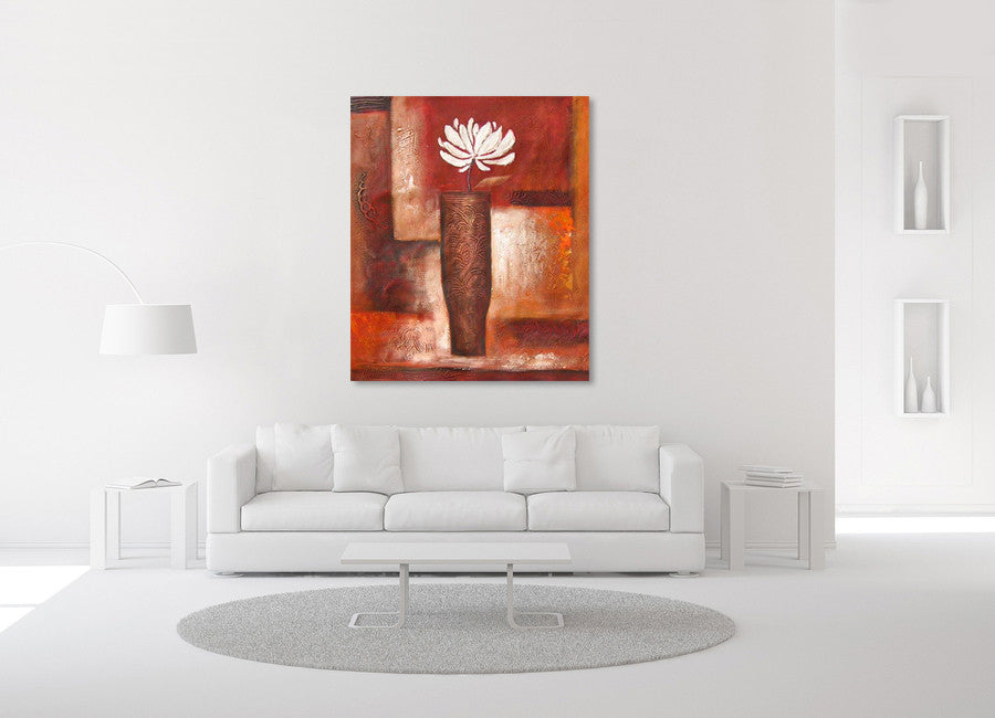 White Petals on the wall
