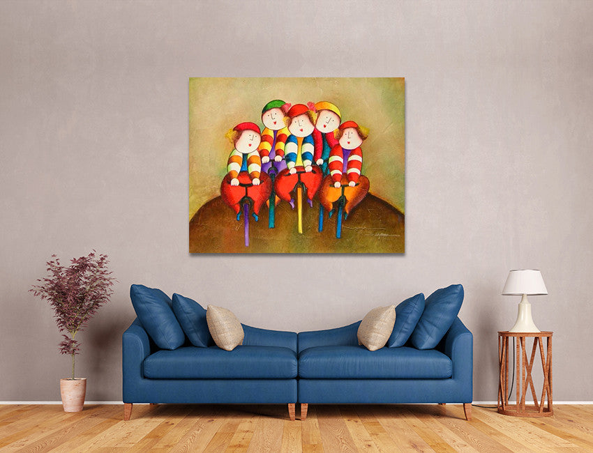 Ultimate Bike Race on the wall