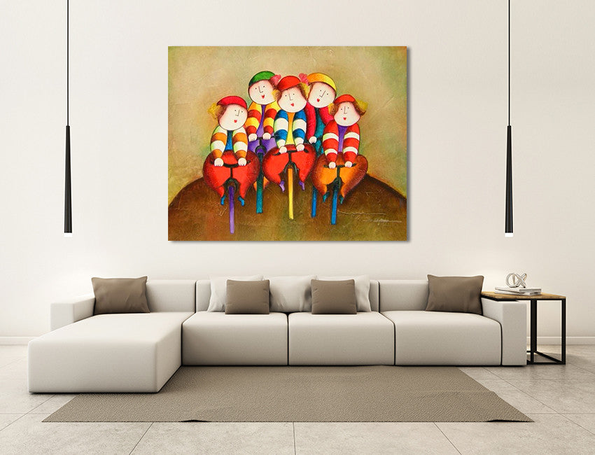Ultimate Bike Race on the wall