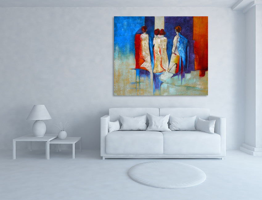 The Departure on the wall