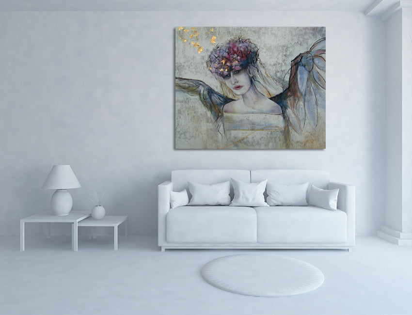 Lonely Angel on the wall