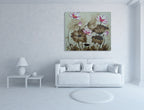 Mingling on the wall
