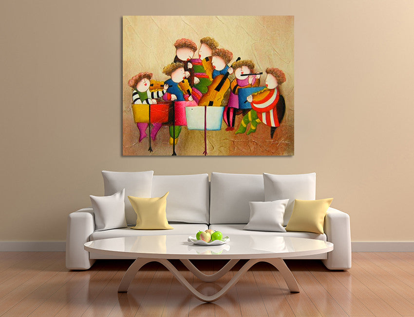 Strings on the wall