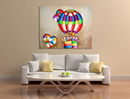 Balloons on the wall