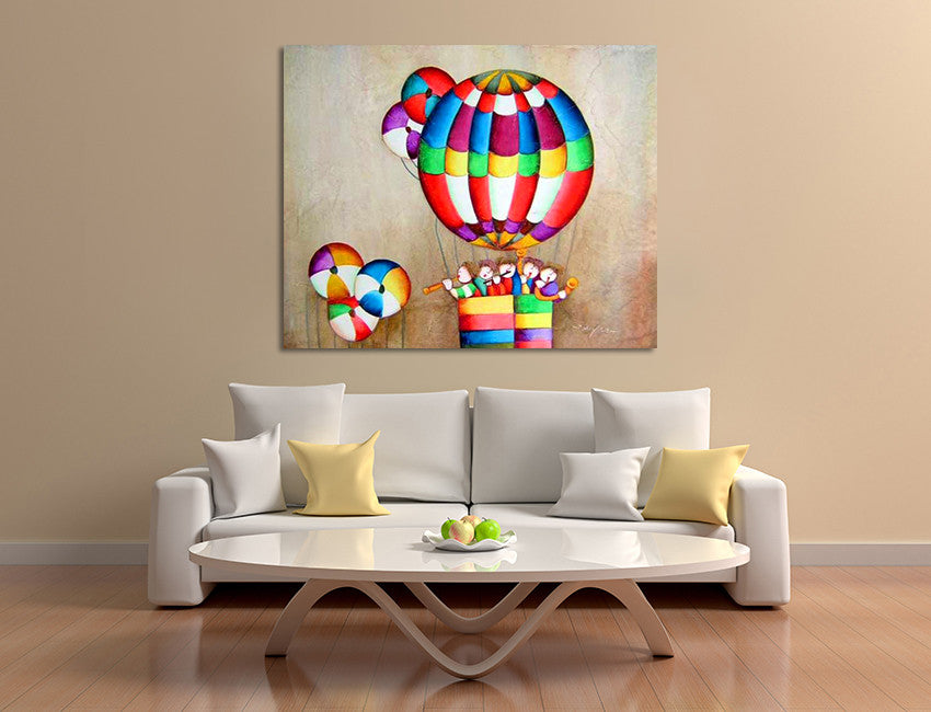 Balloons on the wall