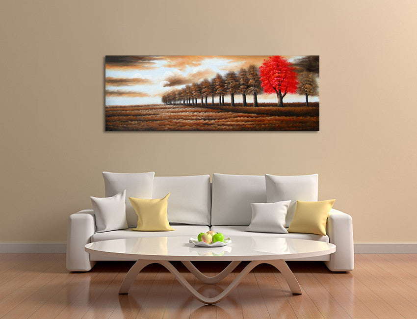 Brown Landscape on the wall