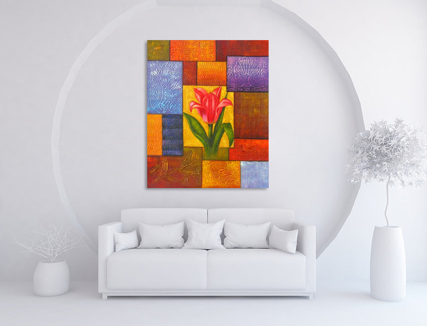 Florid Flower on the wall