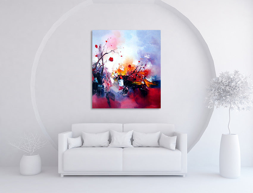Collision of Colors on the wall