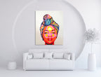 African Woman on the wall