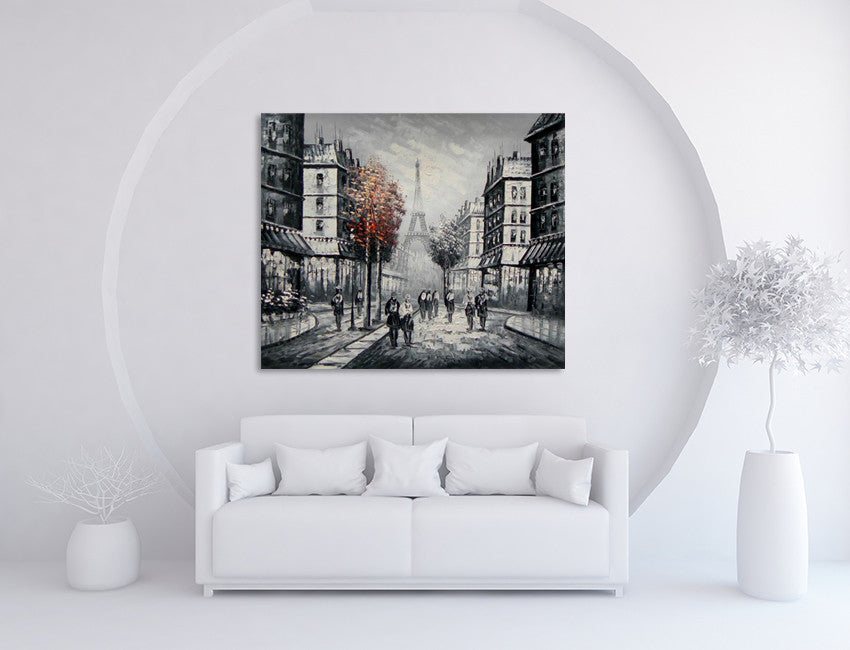 Paris Art Canvas on the wall