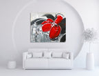 Modern Flower on the wall