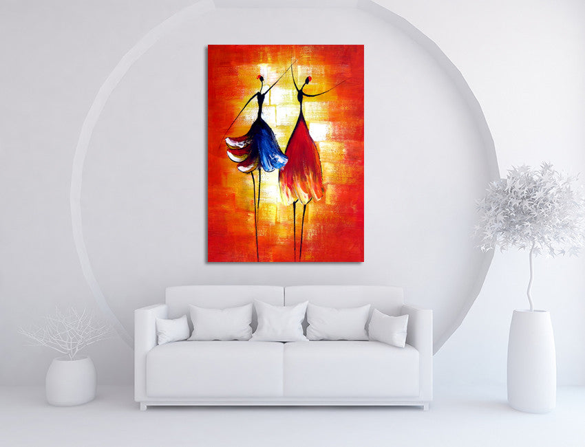 Ballerina on the wall