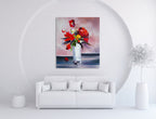 Red Bouquet on the wall