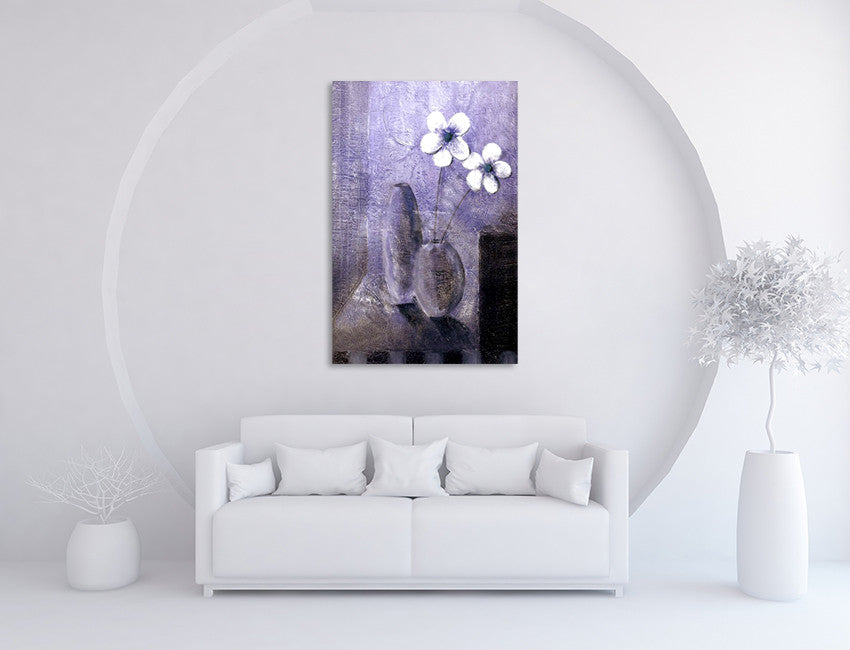 Lavander Blooms on the wall