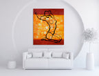 Woman on the wall