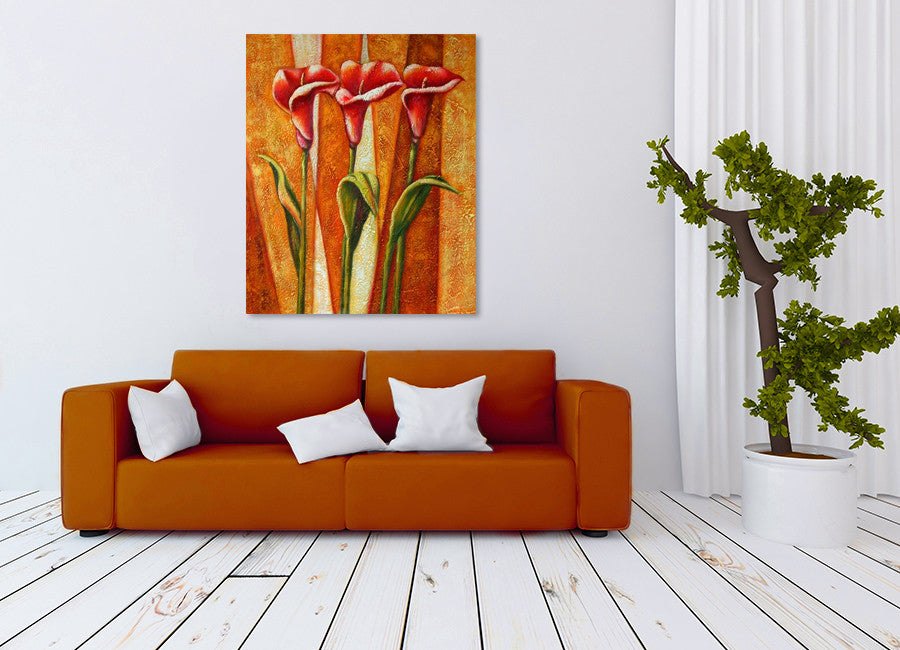 Blooms on the wall