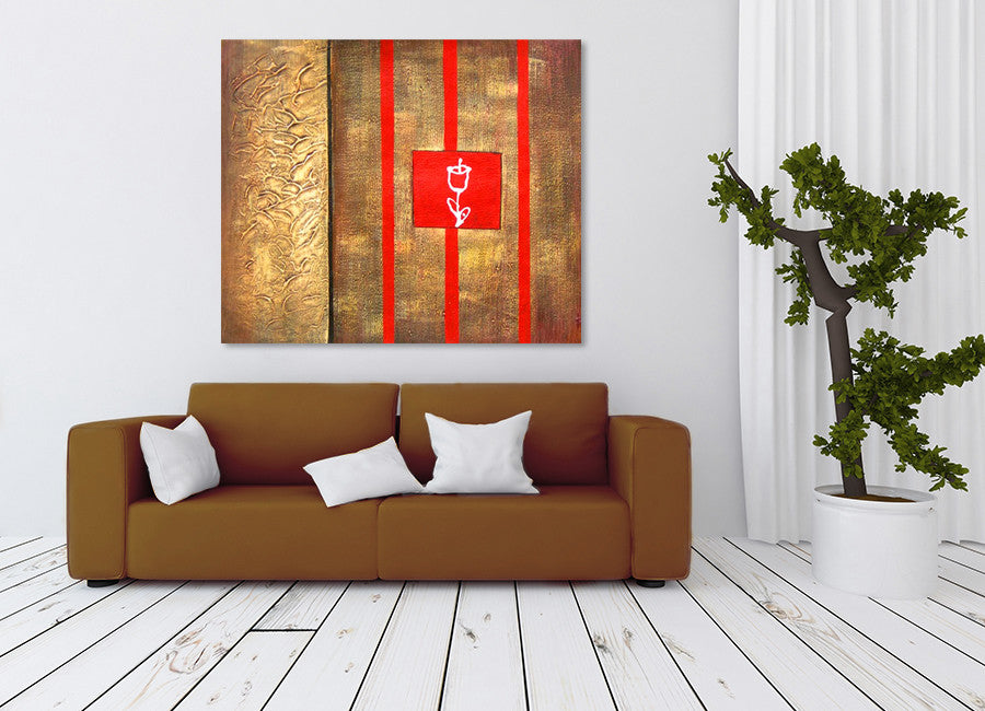 Red Lines on the wall