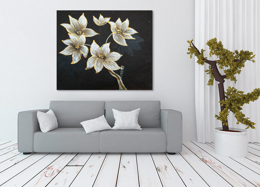 Night Flowers on the wall