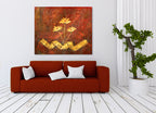 Golden Flowers on the wall