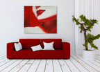 Red Lips on the wall