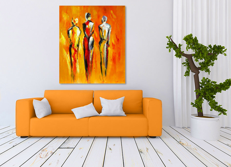 Triumvirate on the wall