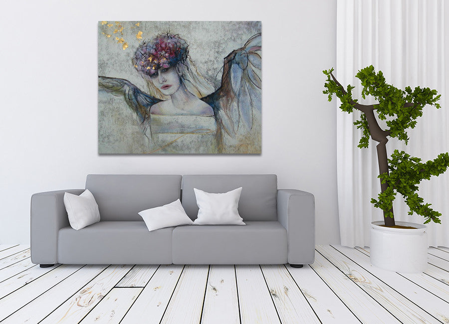 Lonely Angel on the wall