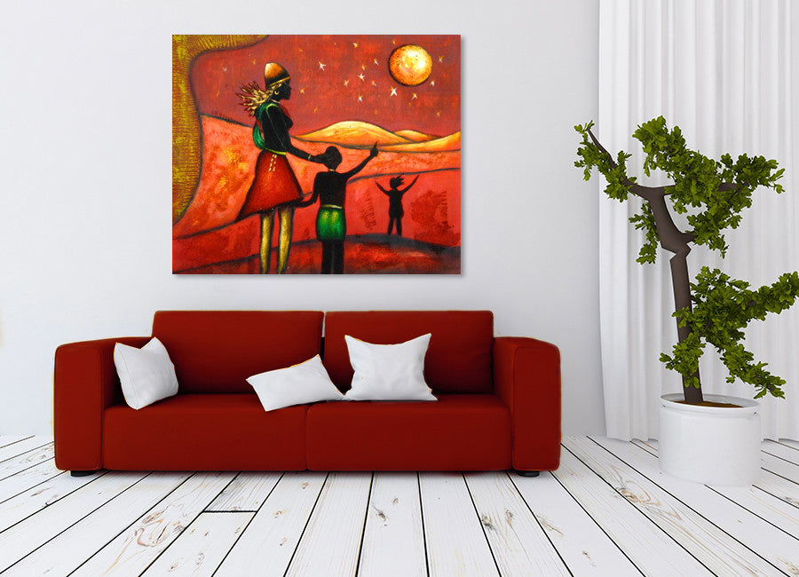 Glorious Moon on the wall
