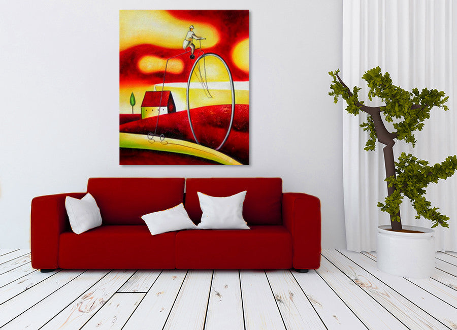 Cycle on the wall