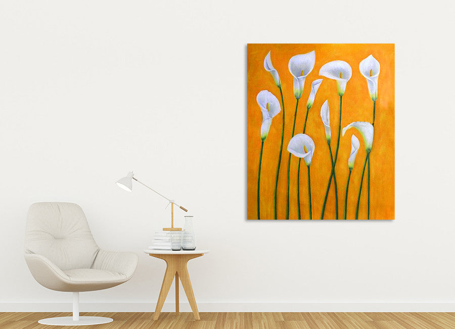 Playful Lilies on the wall