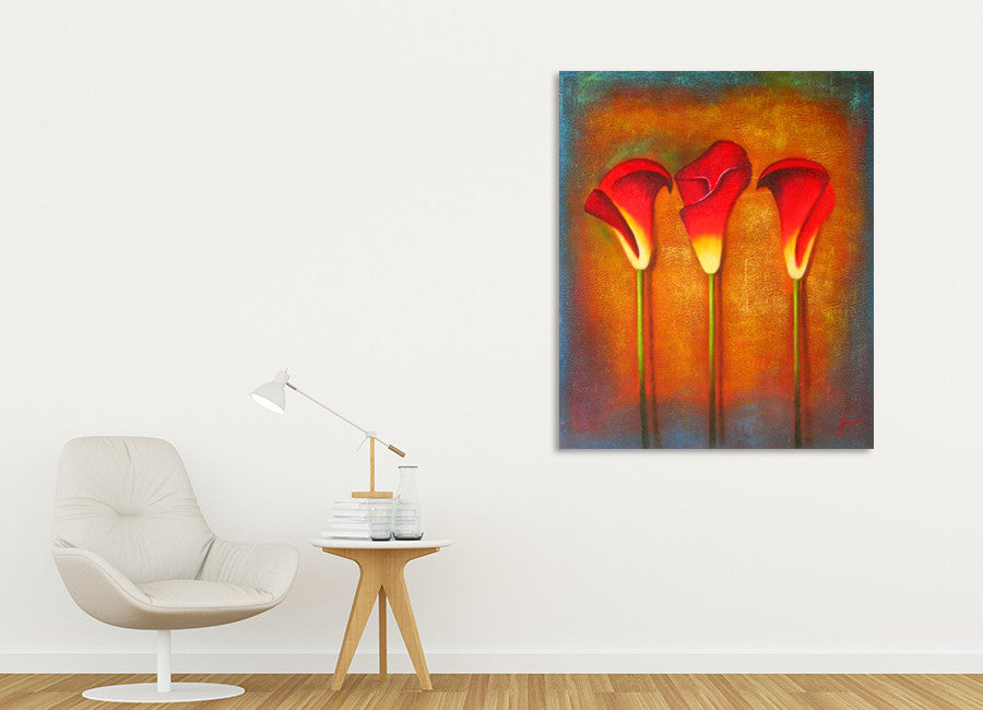 Beauty in a Row on the wall