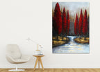 Autumn Lake on the wall