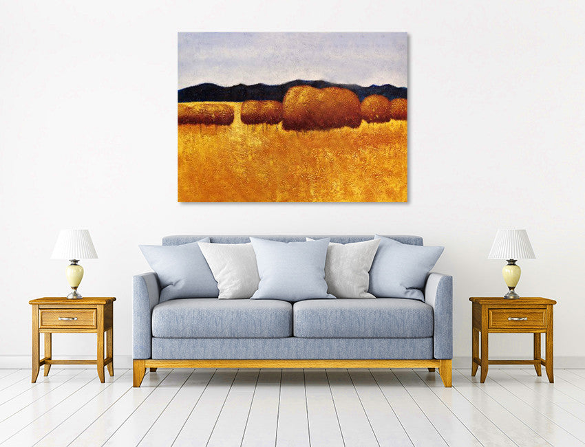Brown Field  on the wall