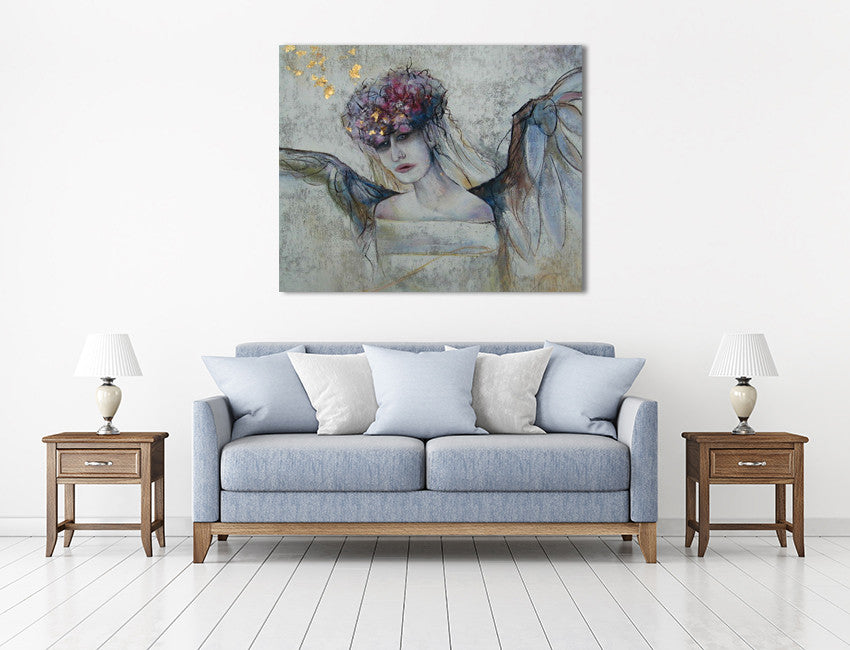 Lonely Angel on the wall