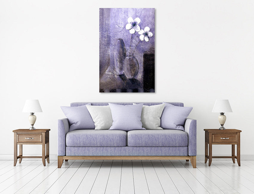 Lavander Blooms on the wall