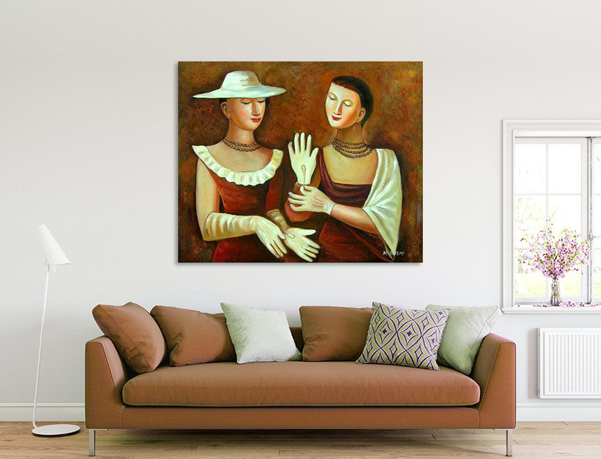 Two Mistresses on the wall