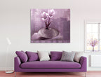 Lavander Flora II on the wall