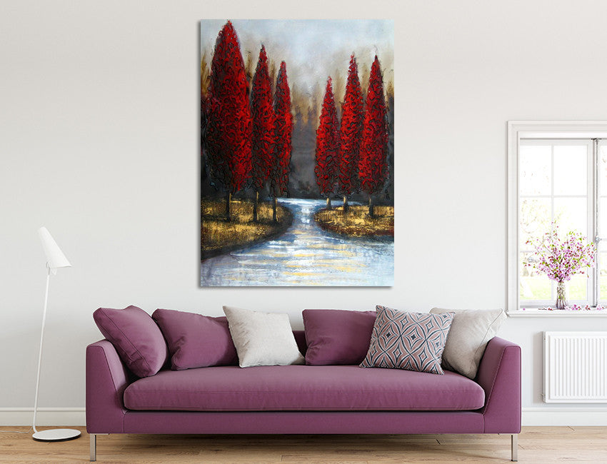 Autumn Lake on the wall