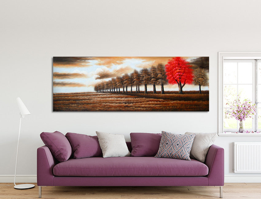 Brown Landscape on the wall