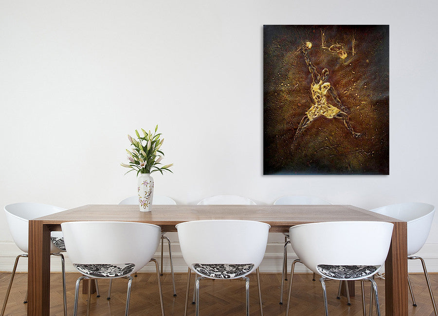 The Player on the wall