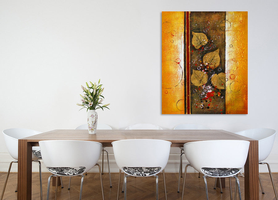 Floating Leaves on the wall