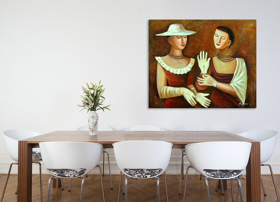 Two Mistresses on the wall
