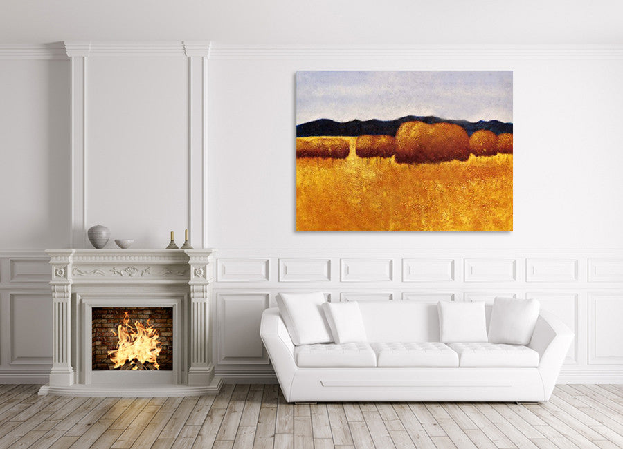 Brown Field  on the wall
