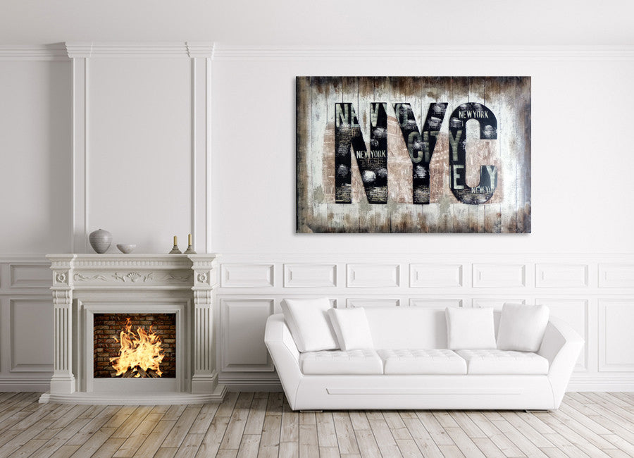 NYC on the wall