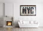 NYC on the wall