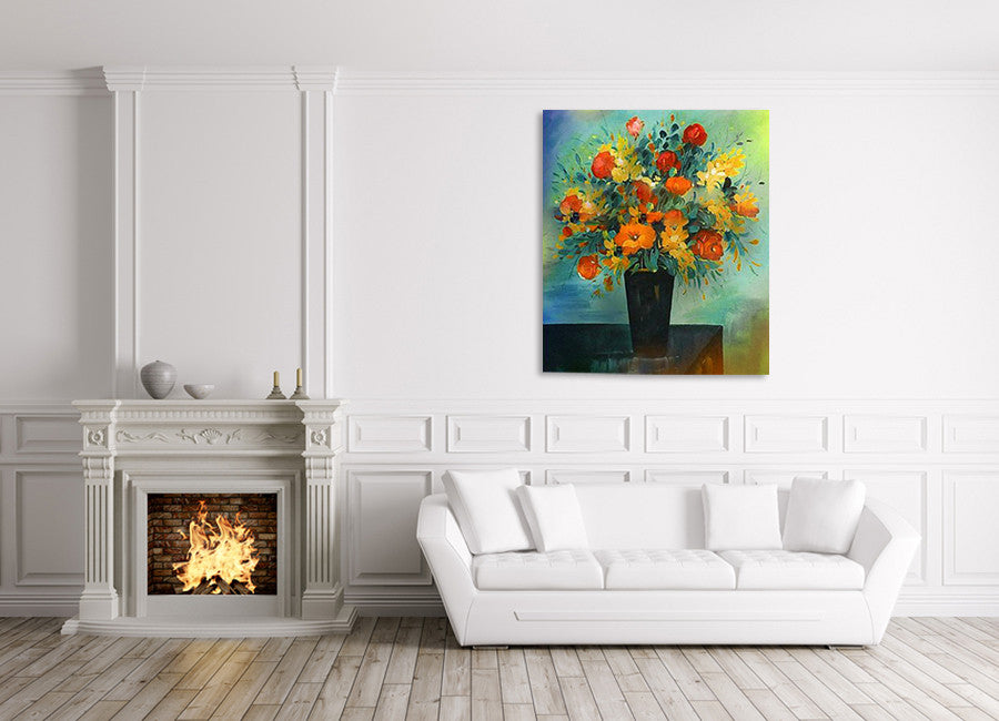Spring Blooms on the wall